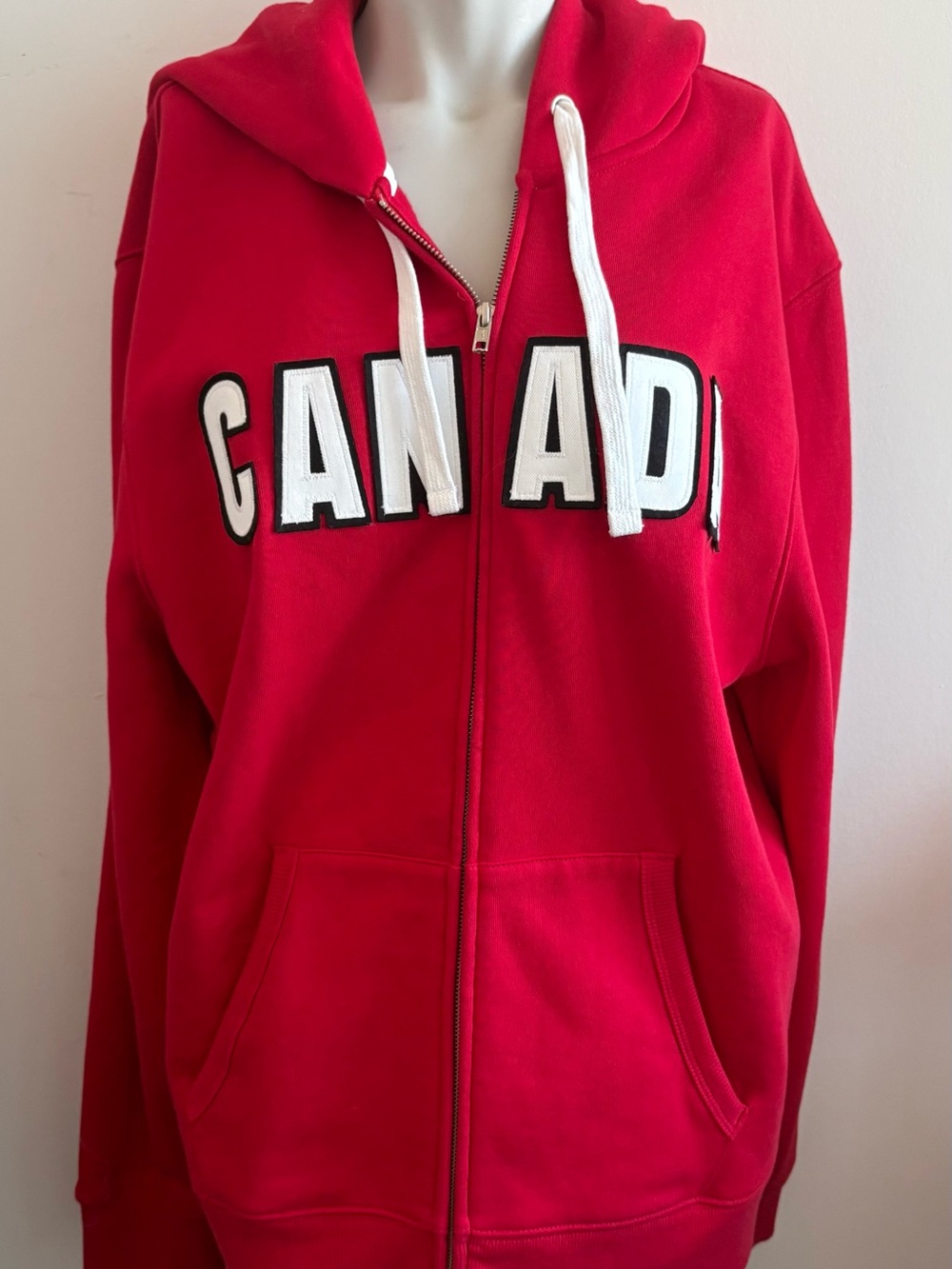 HBC Olympic hoodie Red CANADA Zip-Up